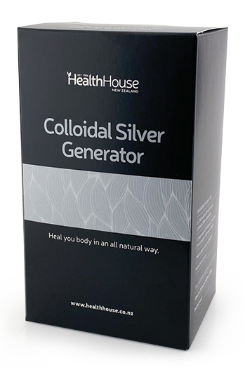 Make low cost Colloidal Silver at home with this easy-to-use, 240v plug-in generator.