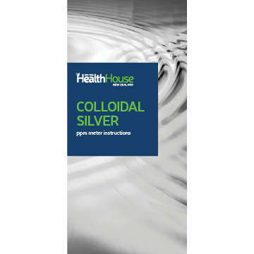 Colloidal Silver ppm meter instructions
