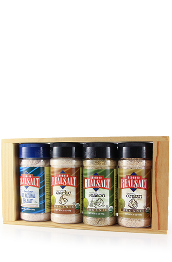 RealSalt Wooden Christmas Gift Pack for Men's Health, Women's Health