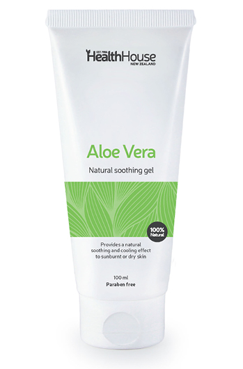 Sunburn relief and soothes skin irritations.
