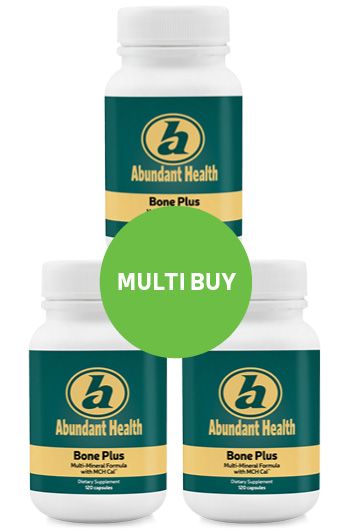Bone Plus is an advanced formula to support healthy bone mineralisation
