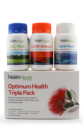 Contains two months supply of all your basic nutritional needs.